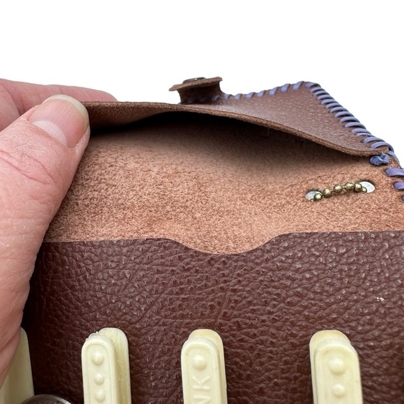 Vintage Leather Coin Holder - Picture 2 of 5